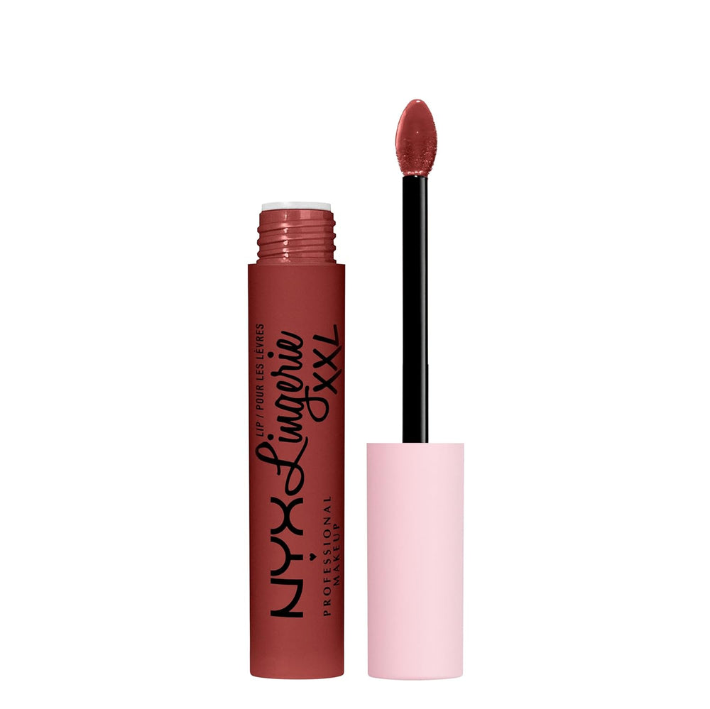 PROFESSIONAL MAKEUP Lip Lingerie XXL Matte Liquid Lipstick - Straps off (Reddish Brown Nude)