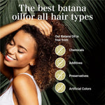 Batana Oil for Hair,Hair Oil with Rosemary for Hair Growth - 100% Organic Batana Oil (1Pcs)