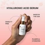 Hyaluronic Acid Serum for Face - Anti-Aging Facial Serum Helps Reduce Wrinkles & Fine Lines - Hydrating & Rejuvenating Skin Care for Plump, Smooth & Supple Skin - Non-Irritating Formula