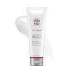 UV Sport Sunscreen Lotion, SPF 50 Body Sunscreen, Water and Sweat Resistant, Oil-Free, Zinc Oxide Formula, 8 Oz Tube