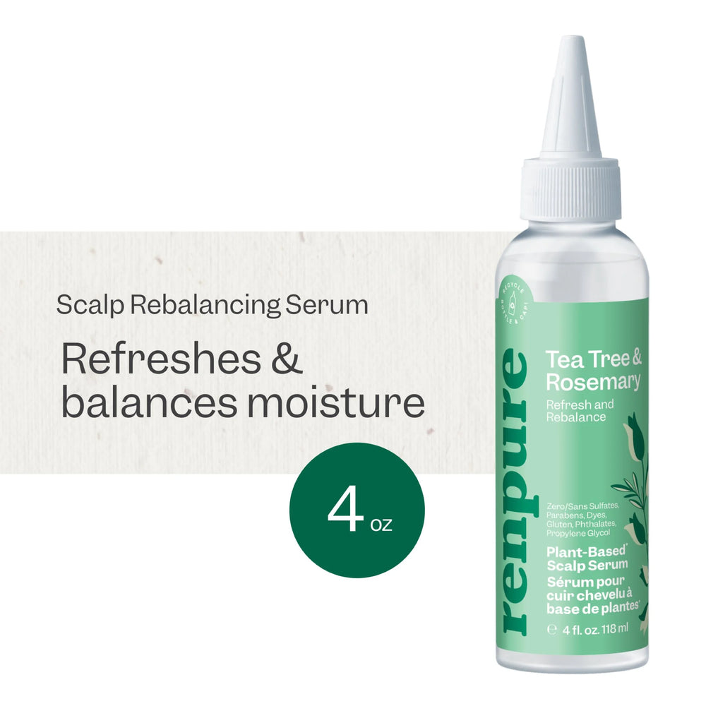 Tea Tree & Rosemary Scalp Serum for All Hair Types, 4 Fl Oz