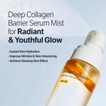 Golden Collagen Fine Line Care Trio, Silk Peptide Intensive Gold Mask & Volufiline Serum & Glow-Locking Mist, Gifts for Women