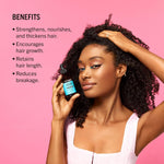 Elixir Essentials Hair & Scalp Oil Enriched with Biotin, Rosemary & Mint, Nourishes, Thickens & Supports Hair Growth, 2 Oz