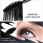 Mascara Volume and Length, 2 in 1 Waterproof Mascara Black Falsies Voluminous Lengthening, Smudge Proof,Long Stay