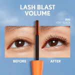 Lash Blast Volume Waterproof Mascara, Very Black, Boosting, 0.16 Fl Oz, Mascara, Black Mascara