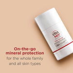 UV Stick Sunscreen for Face and Body, Mineral SPF 50+ Face Stick Sunscreen with Zinc Oxide, Travel Size, 1.3 Oz