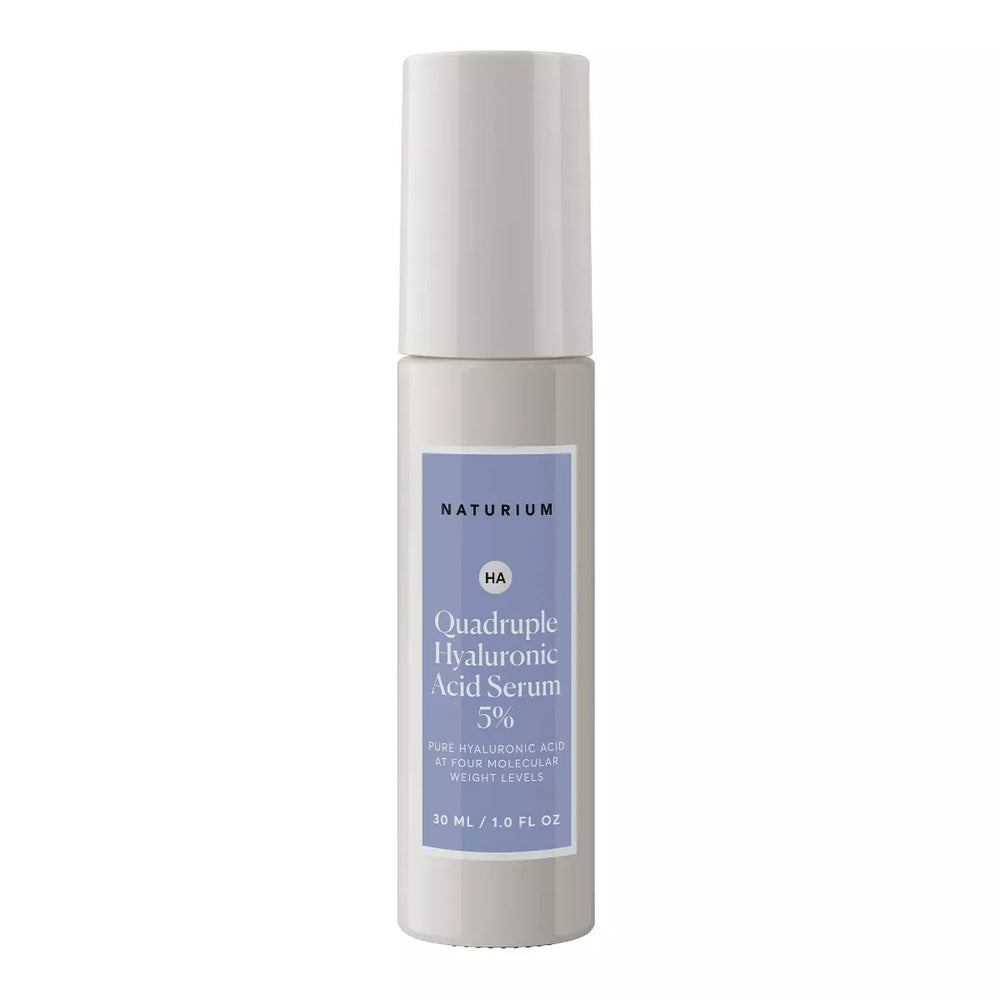 Naturium Quadruple Hyaluronic Acid Serum 5% - 1 Fl Oz: Moisturizing, Smoothing, Vegan, Paraben-Free