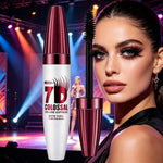 7D Waterproof Mascara, 2PCS Black Lengthening Thickening Softer Fuller Lashes Mascara, Long Lasting Natural Curling Lashes for Professional Eye Makeup, for Women and Girls