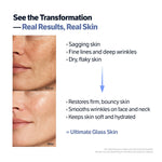 Deep Collagen Retinol Capsule Cream, Firm-Looking Moisturizer for Fine Lines & Dry Skin, with Copper Peptide, White Spicules & Adenosine, Korean Skincare, 1.69 Fl Oz