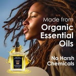 Rosemary Hair Oil (1.6 Oz) | Peppermint, Tea Tree & Lemongrass Blend | Lightweight Hair & Scalp Oil for Locs, Dreads, Sisterlocs | Vegan, Organic Hair Care Gift for Women & Men