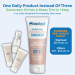 Waxhead Tinted Sunscreen for Face Sunscreen, Zinc Oxide Sunscreen, Kids Sunscreen Kids, Mineral Sunscreen, Zinc Sunscreen