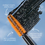 Lash Blast Volume Waterproof Mascara, Very Black, Boosting, 0.16 Fl Oz, Mascara, Black Mascara