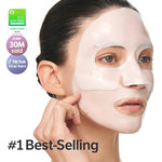 Revitalizing Combo & Smooth-Looking Boosting Duo, Deep Collagen Power Boosting Mask (4Ea) & Deep Collagen Power Boosting Cream in Serum, Self-Care Gift Set for Women, Korean Skincare