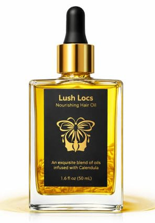 Rosemary Hair Oil (1.6 Oz) | Peppermint, Tea Tree & Lemongrass Blend | Lightweight Hair & Scalp Oil for Locs, Dreads, Sisterlocs | Vegan, Organic Hair Care Gift for Women & Men