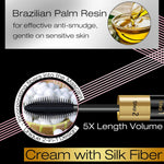 Mascara Volume and Length, 2 in 1 Waterproof Mascara Black Falsies Voluminous Lengthening, Smudge Proof,Long Stay