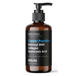 Copper Peptide + Matrixyl 3000, Collagen, Hyaluronic Acid Serum for Face, Multi Peptide Firming and Plumping Serum, Anti-Wrinkle, Anti-Aging Face Serum - 4Oz