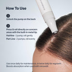 Deep Collagen Retinol Scalp Serum, Roll-On Hair Growth&Thickening Serum, Dry, Itchy Scalp Treatment, Caffeine +Biotin +Rosemary, Korean Hair Care, 0.5 Fl Oz